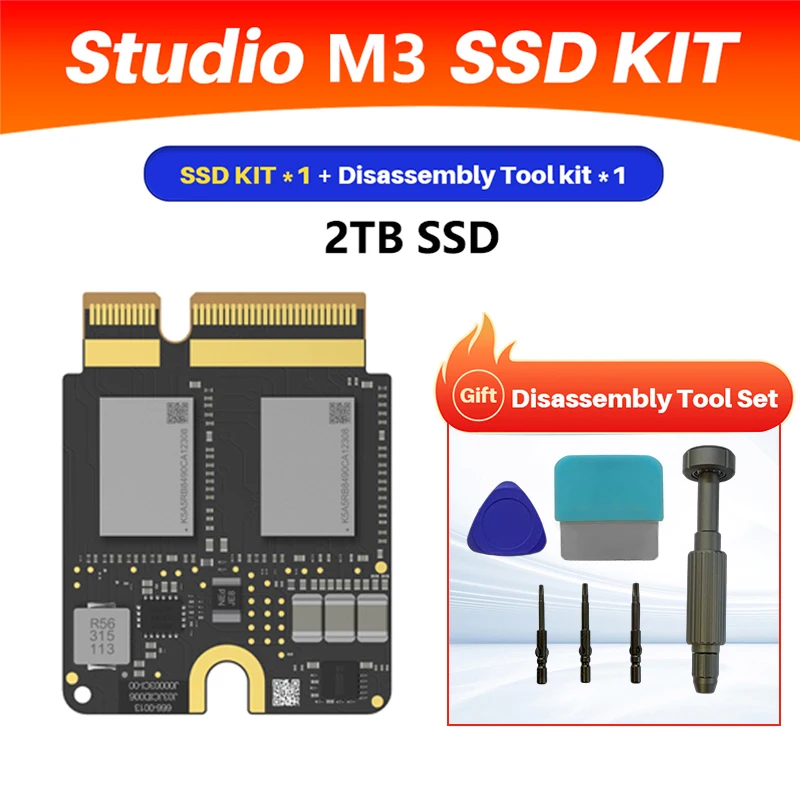 Mac Studio M1/M2/M3/M4 SSD拡張用 2T/4T/8T 1:1純正PCB回路基板