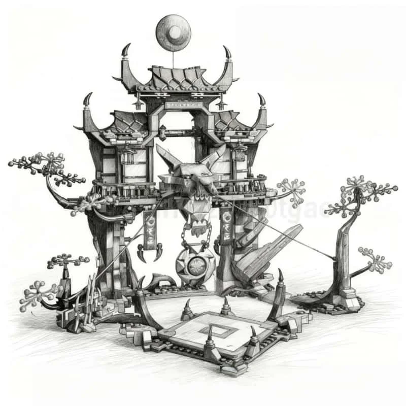 

2025 шт., маска волка, тень Dojo, строительный блок, модель сборки, технология, серия строительных блоков, игрушки для детей и взрослых, рождественские подарки