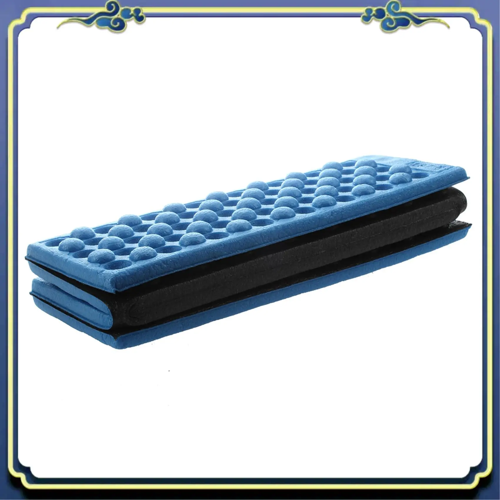 A56P-3X وسادة مقعد مخصصة قابلة للطي من الفوم المقاوم للماء (أزرق)