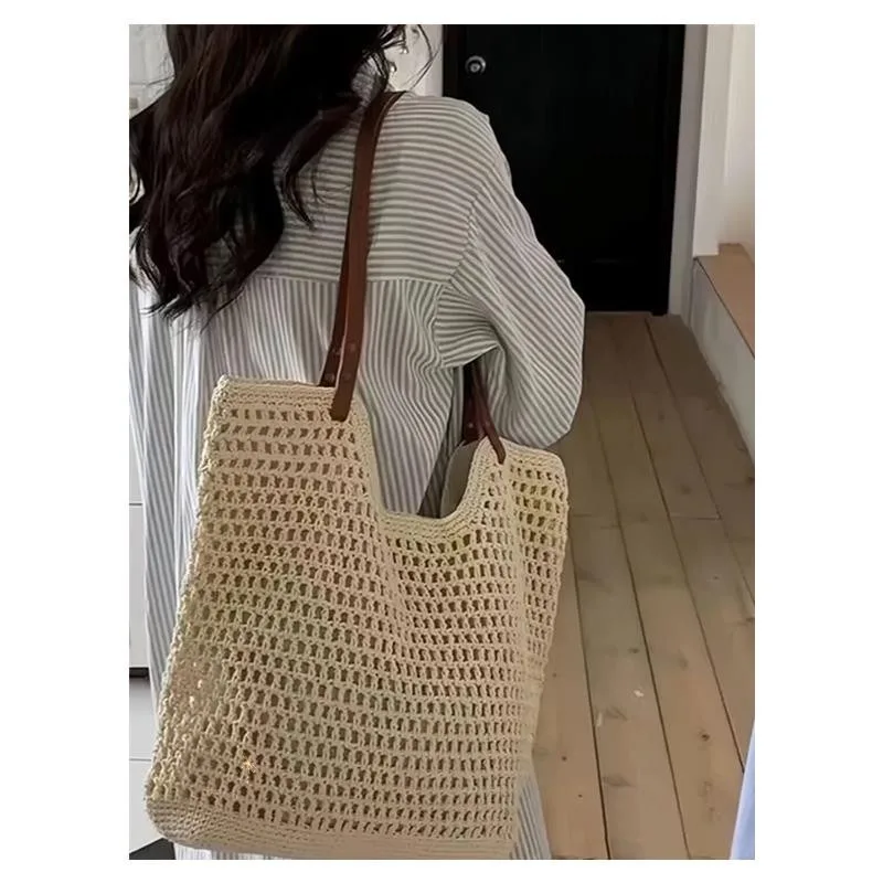 

2024 New Trend Large Capacity Lightweight Shoulder Bag Ladies Beach Resort Bag Women Tote Bag