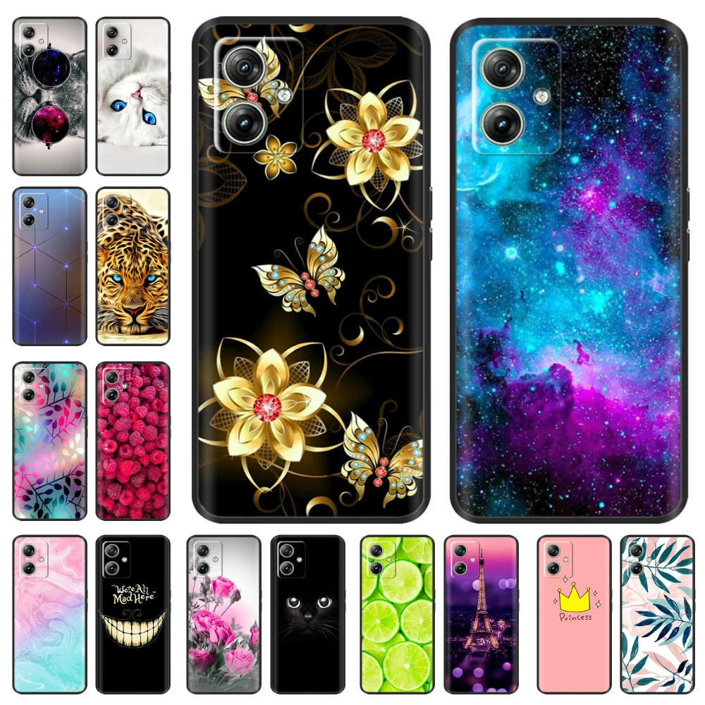 For Motorola Moto G54 G84 Case Luxury TPU Soft Silicone Phone Back Cover for Moto G54 G84 5G Protective Shockproof Shell Cases