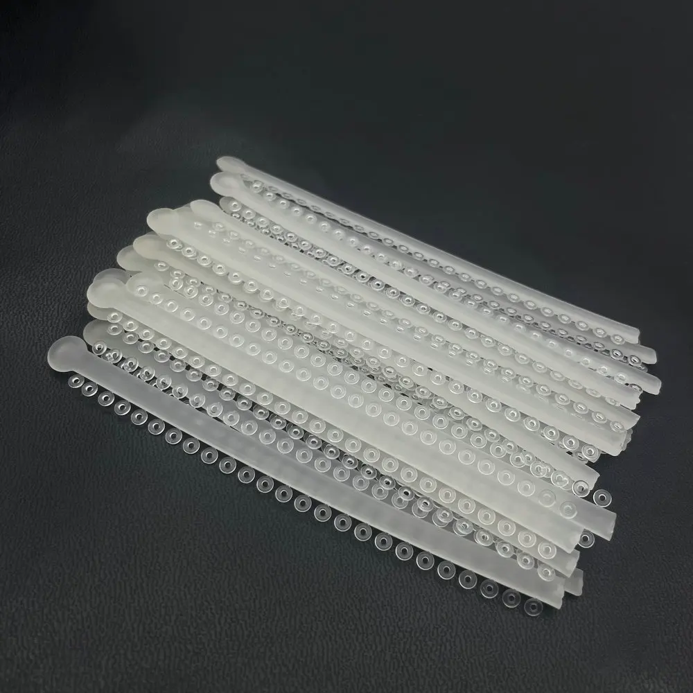 1000PCS/20Sticks Dental Orthodontic Elastic Ligature Ties Bands for Brackets Braces Dental Ligature Tie Supplier