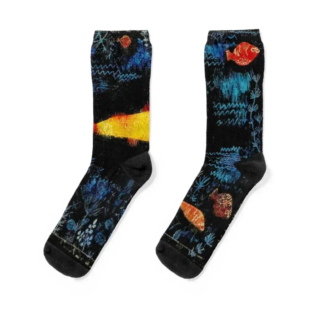 Paul Klee Der Goldfisch - The Goldfish by Klee Socks set Crossfit anti-slip Soccer Man Socks Women's
