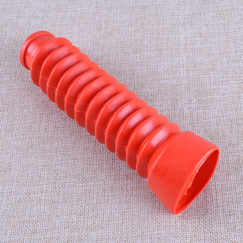 2 pezzi 32mm moto ghetta anteriore boot forcella ammortizzatore parapolvere antiscivolo in gomma rossa nuovo