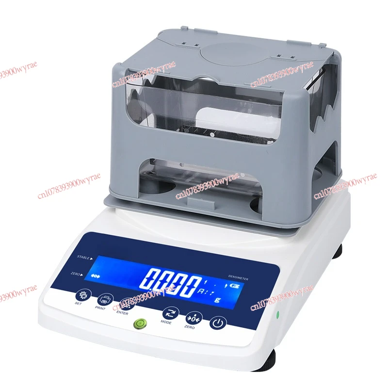 Solid liquid densitometer high precision metal plastic particles ceramic rubber powder specific gravity measuring instrument