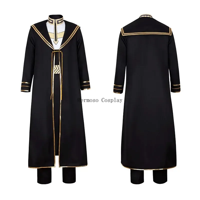 

qq38Anime Frieren at the Funeral Heiter Cosplay Costume Uniform Trench Full Set Fancy Halloween Carnival Party Outfit For