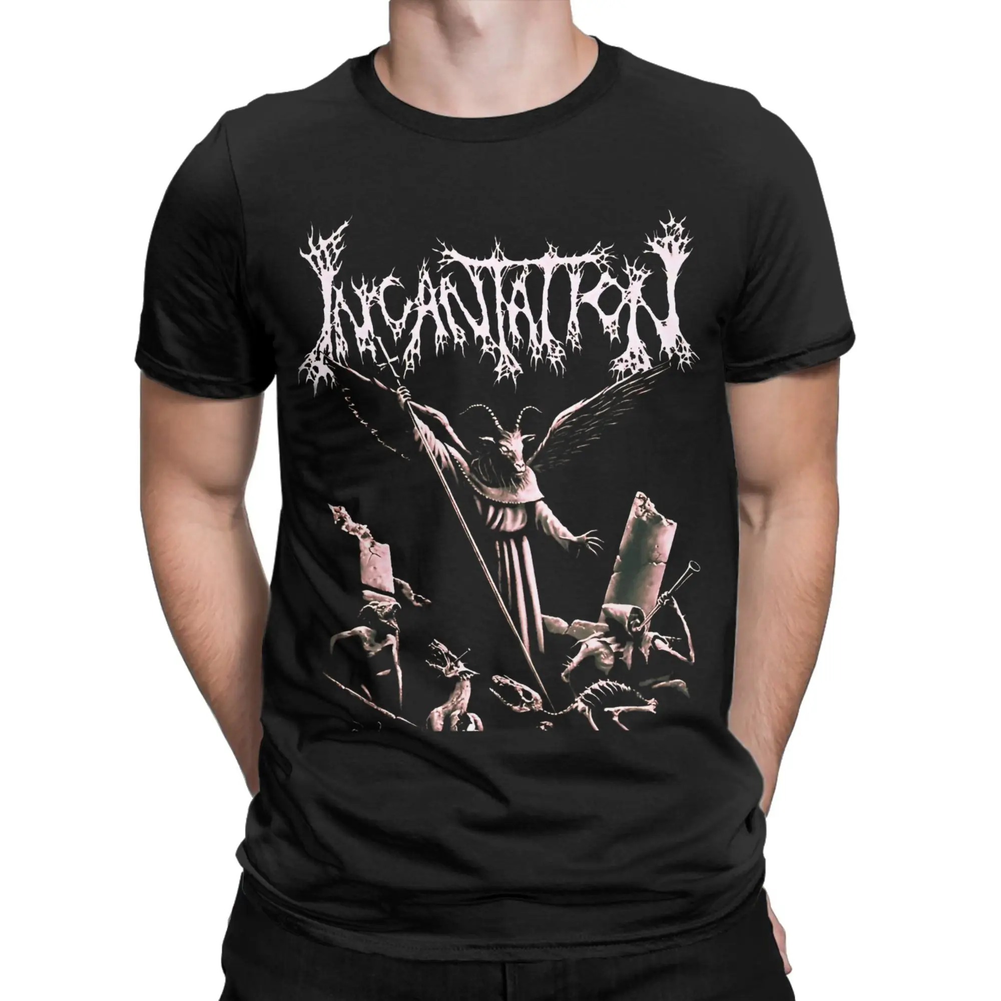 

BLOOD INCANTATION Band heavy metal band Merch Unisex T Shirts Pure Cotton Tee Graphic Printing T-shirt Clothes