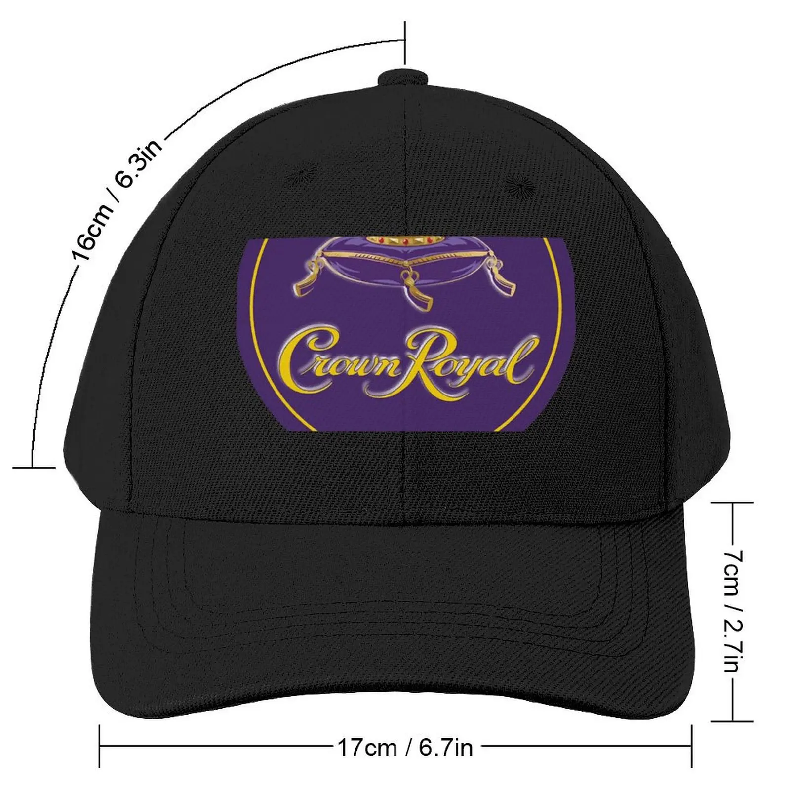 Crown Royal Essential Logo Essential Baseball Cap Hat Beach party Hat For Men Women's