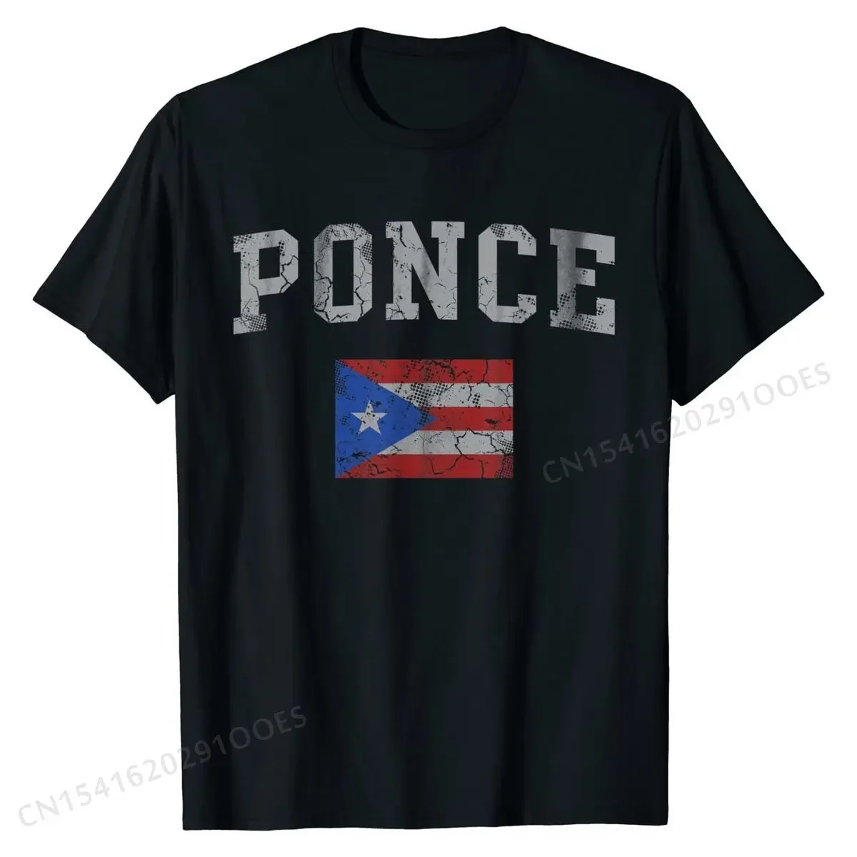 

Puerto Rico Ponce Flag T-Shirt Men Women Kids Cotton Printed Tops & Tees Hot Sale Boy Tshirts Normal