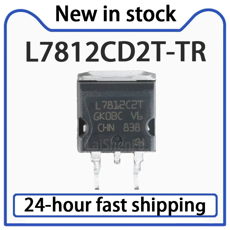 10PCS L7812CD2T-TR TO-263-2 Three Terminal Positive Regulator Linear Regulator Chip in Stock