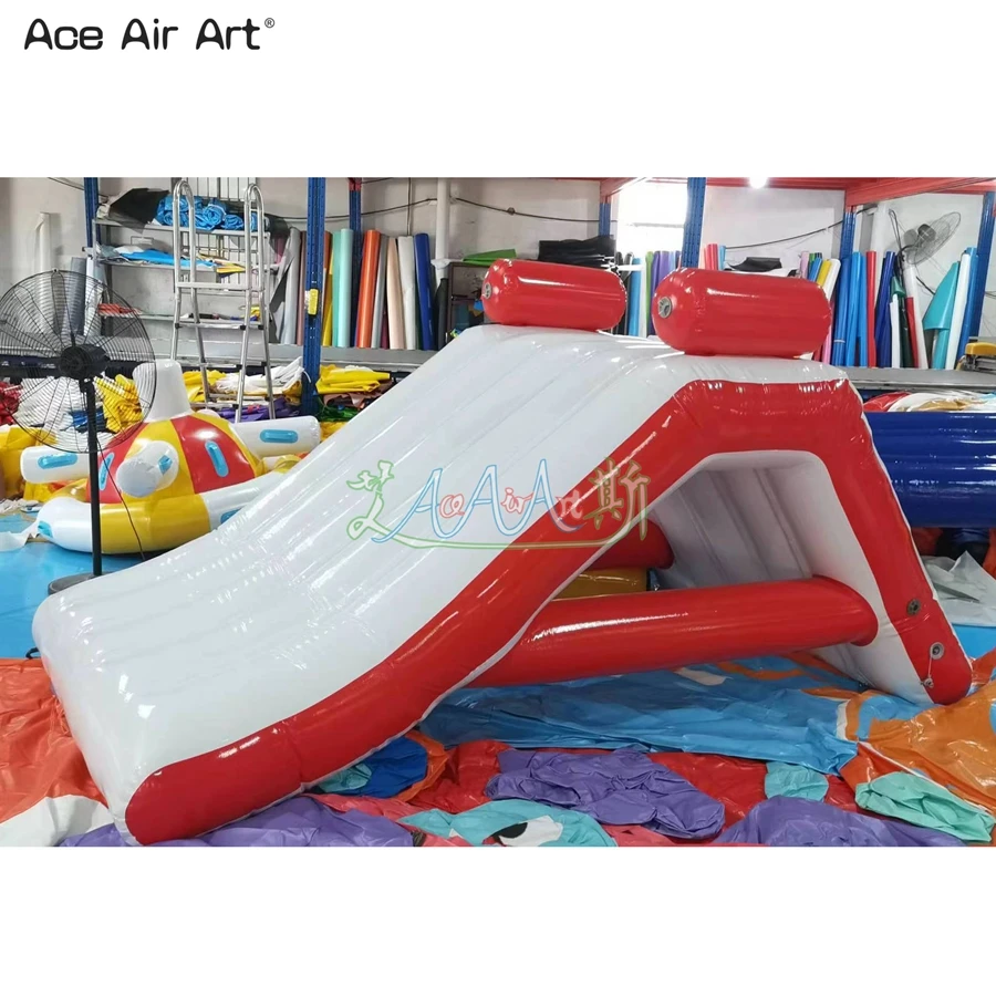 Waterproof Inflate Once Inflatable Water Amusement Slide Single-Plank Bridge For Swimming Pool Made By Ace Air Art