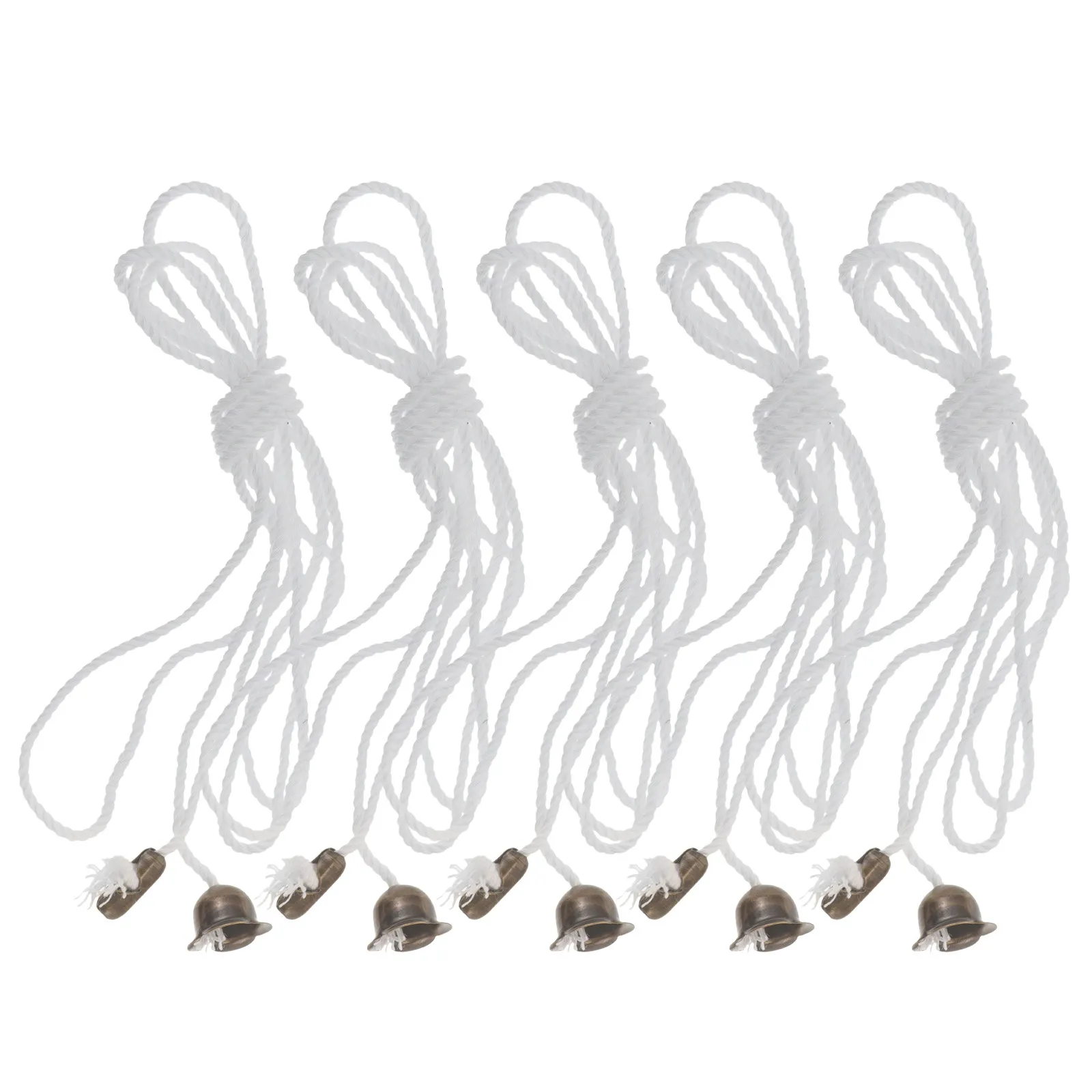 5pcs Switch Cord for Ceiling Fan Lights Light Pulling Cord Bathroom Chain Hanging Accessories Durable Flexible Compatible