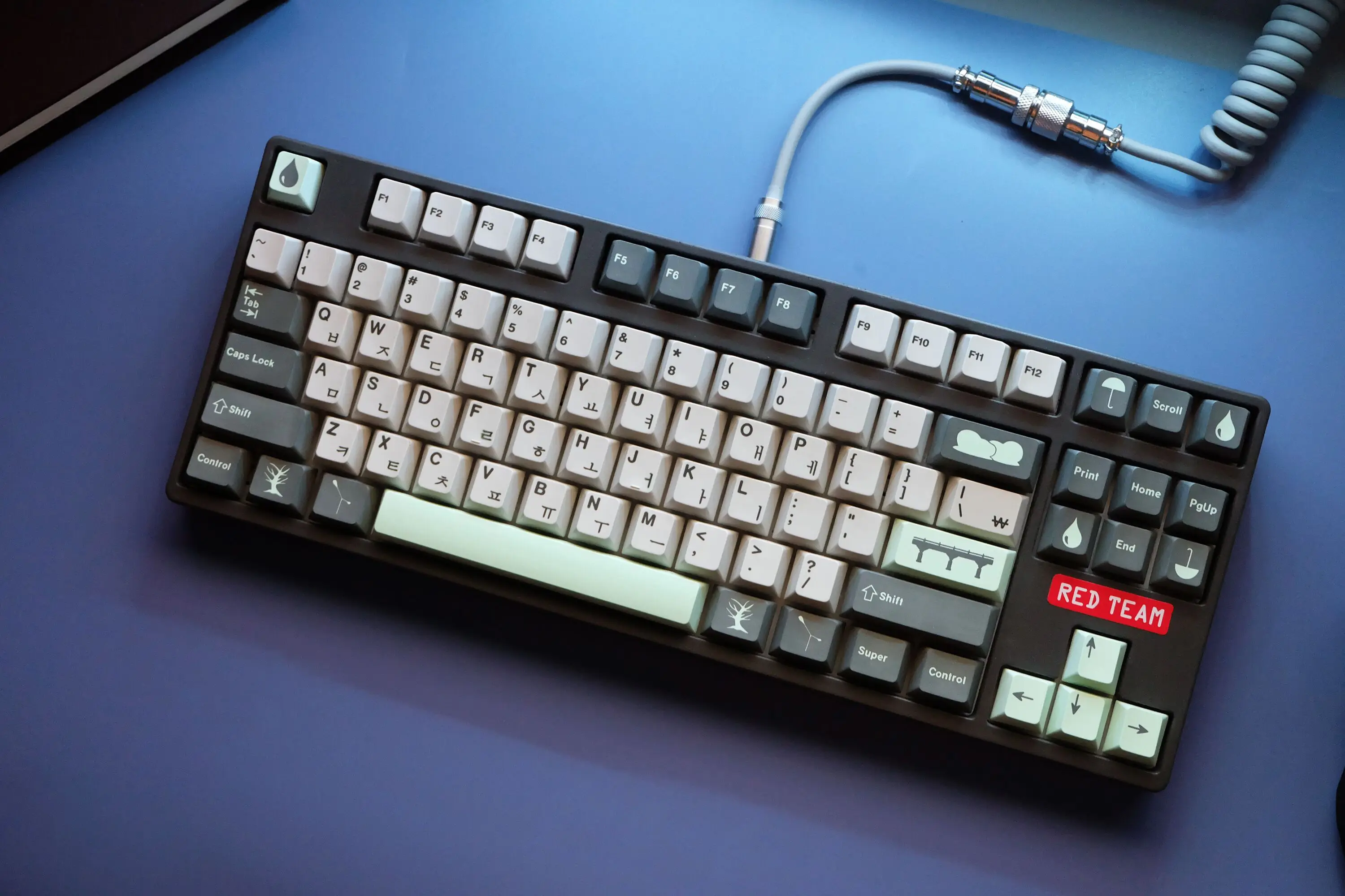 GMK Rainy Day 140 Keys PBT Original Factory Highly Sublimated Mechanical Keyboard Keycaps