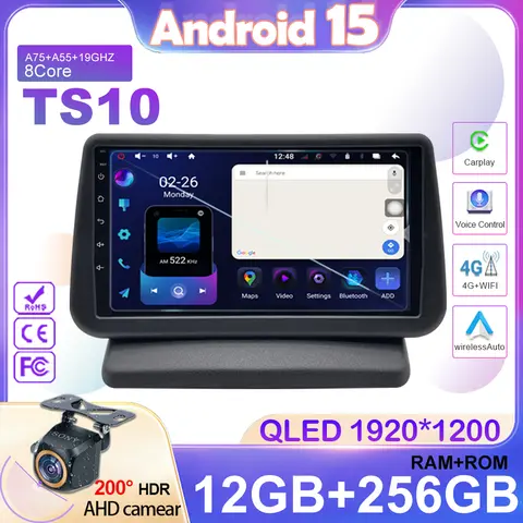 닛산 노트 2005-2012용 카 라디오 DVD GPS 네비게이션 스테레오 멀티미디어 플레이어 헤드 유닛 CPU 4G WiFi 2DIN DVD 없음 안드로이드 15