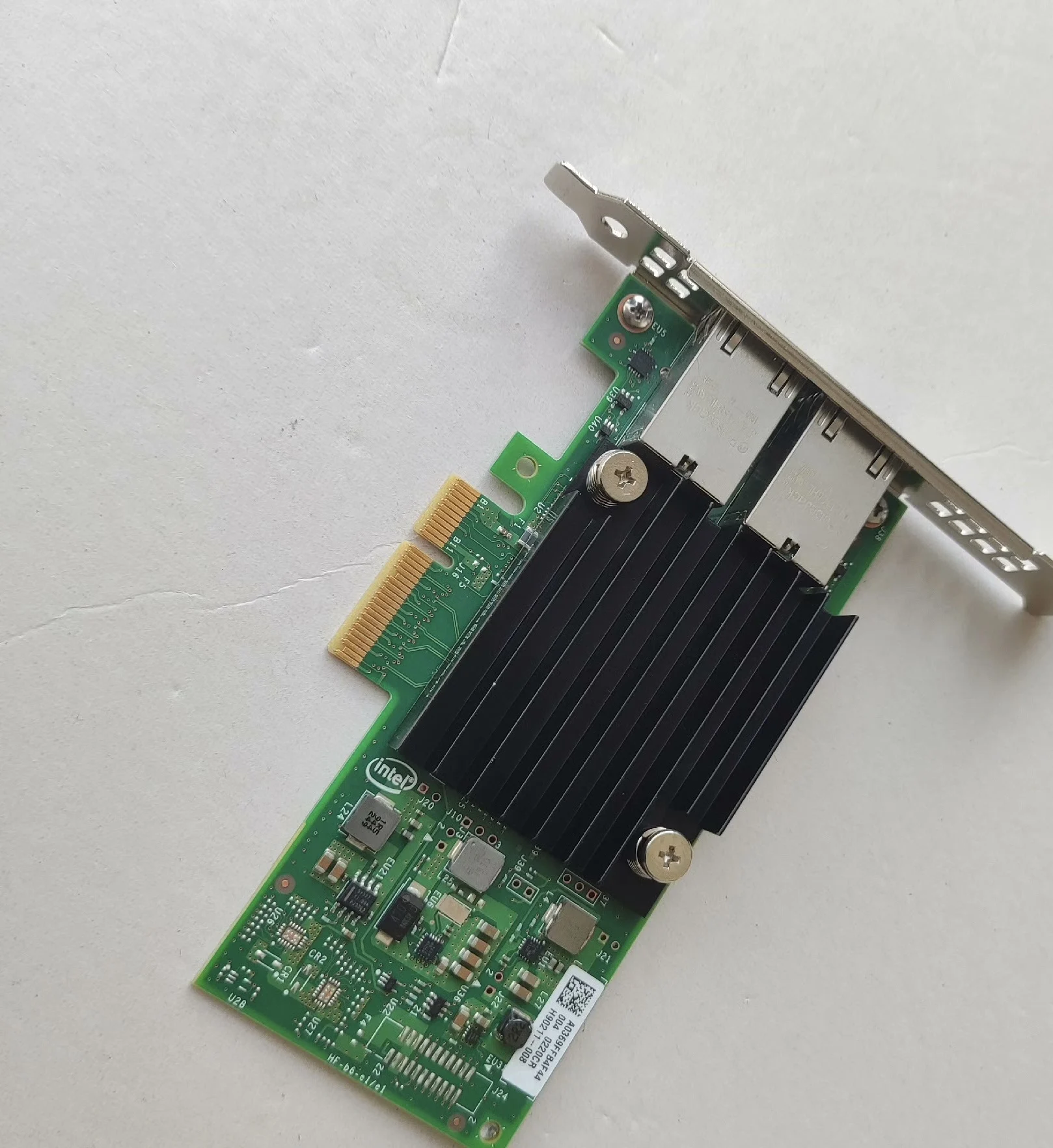 Adaptador de rede RJ45 de porta dupla original 10G X550-T2 com controlador Ethernet X550-T2