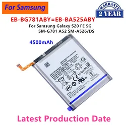 Brand New EB-BG781ABY/EB-BA525ABY 4500mAh Replacement  Battery For Samsung Galaxy S20 FE 5G SM-G781 A52 SM-A526/DS Batteries