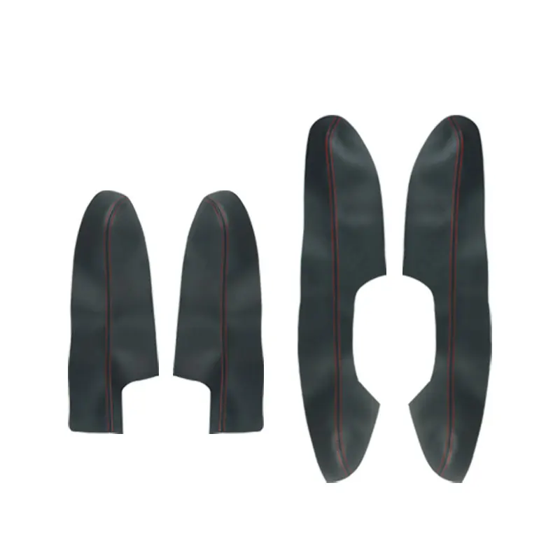Microfiber Leather Door Armrest Panel Protector Cover, Interior Decor Trim Accessories Fit Volkswagen Jetta 2019