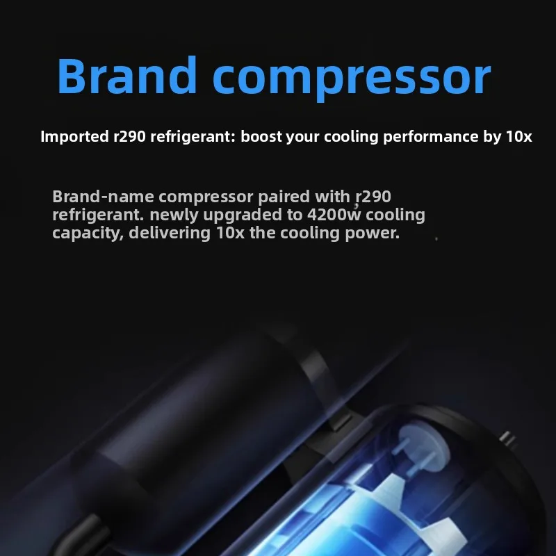 5000-18000BTU Portable Air Conditioner Smart 3-in-1 Cooling Heating Dehumidifier LED Display Mobile AC with R290 for Home view 4