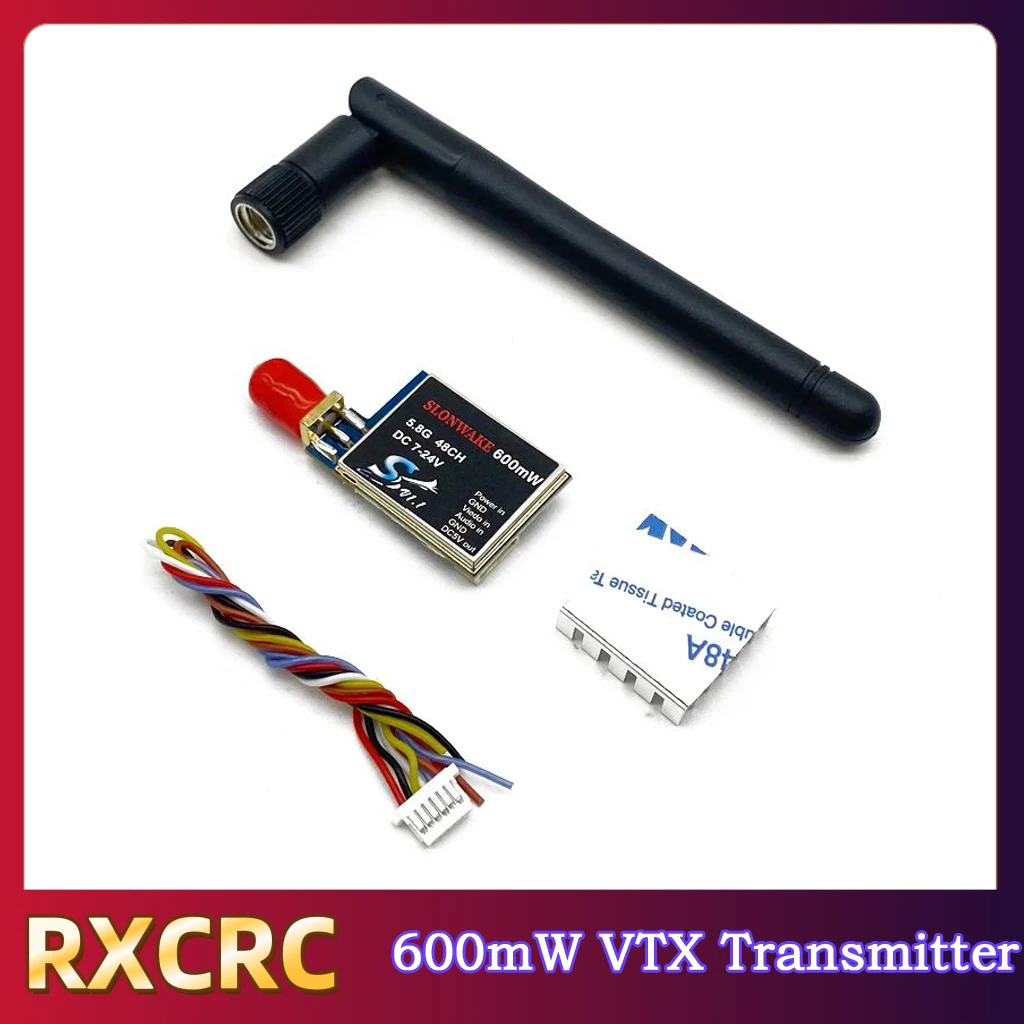 

RXCRC 5.8G 48CH TS5823 PRO 600mW MINI Video analog VTX Transmitter Module Suitable for RC vehicles and drones Fixed-wing