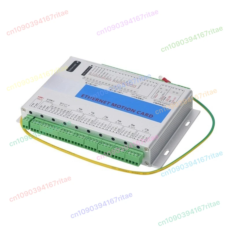 بطاقة حركة إيثرنت لوحة القطع باستخدام الحاسب الآلي MK6-ET Mach3 لوحة تحكم CNC ذات 6 محاور