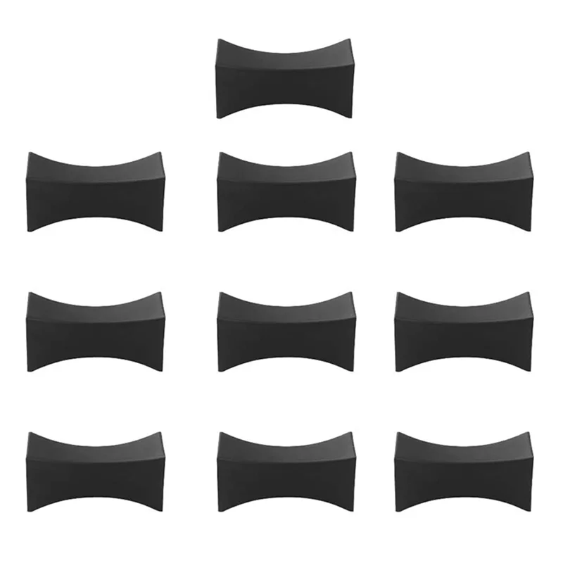 

10 шт., подставка для палочек для еды, маленькие подставки для палочек для еды, держатель для ложки, вилки, набор палочек для еды, подставка для столовых приборов, черная