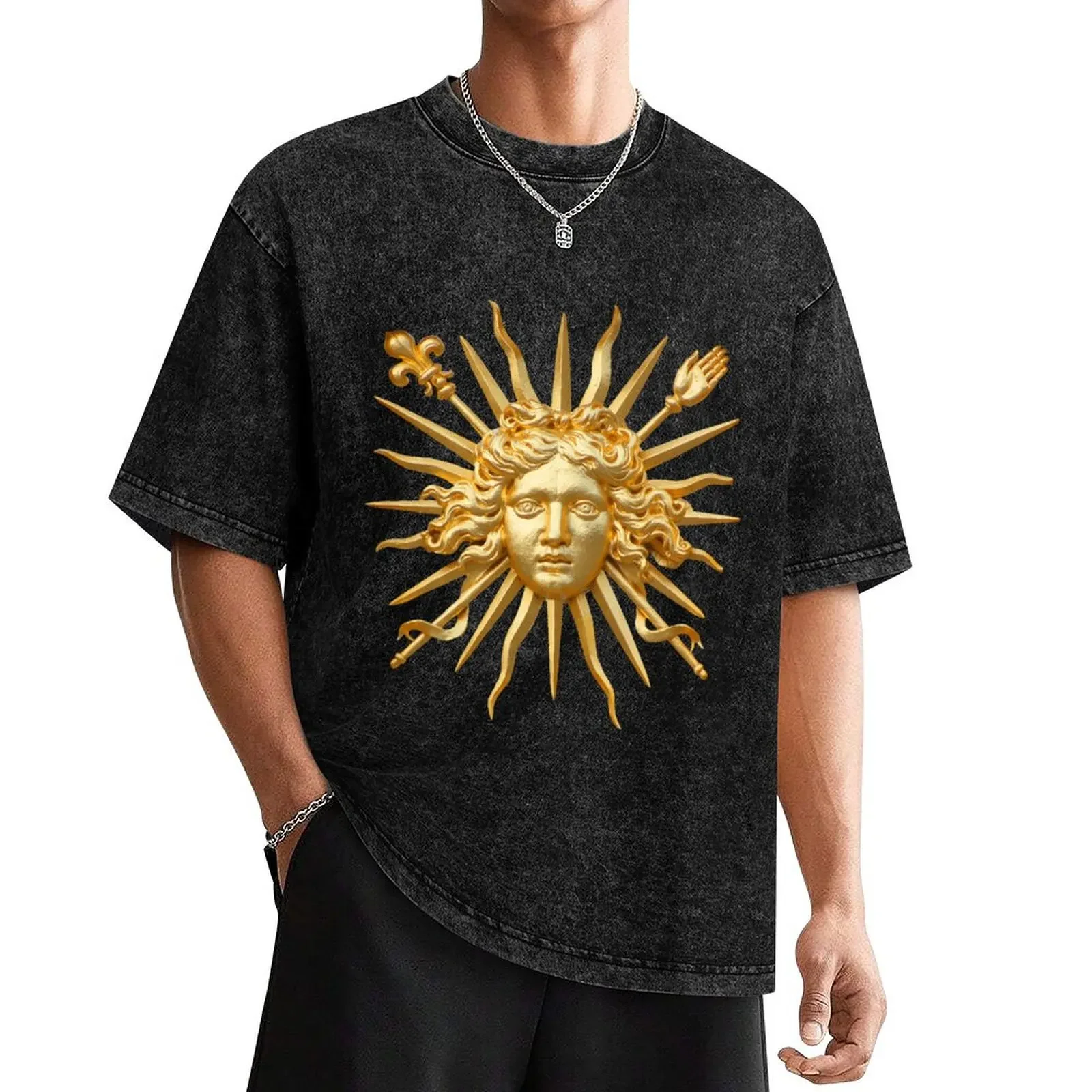 Le Roi soleil T-Shirt plain anime figures Men's t-shirt