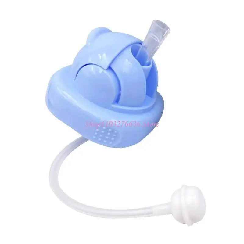 

R6FD Milk Bottle Sippy Lid Baby Square Bottle Straw Water Cup Lid for Bottles