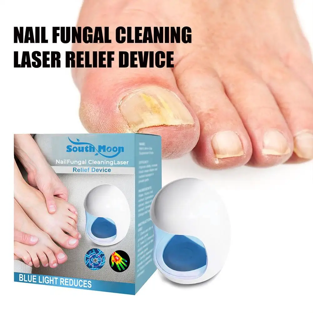 Nail Fungal Cleaning Laser Relief Device Fast Repair Toenail Fingernail Fungus Treatment Device Onychomycosis Cleaning Foot Care