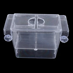 Aquarium Fish Tank Guppy Double Breeding Breeder Rearing Trap Box Hatchery