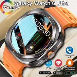 Full Touch Screen Smart Watch para homens, Smartwatch Amoled, BT Call, NFC, Samsung Galaxy 6, Ultra, GPS, 46x466, atualizado