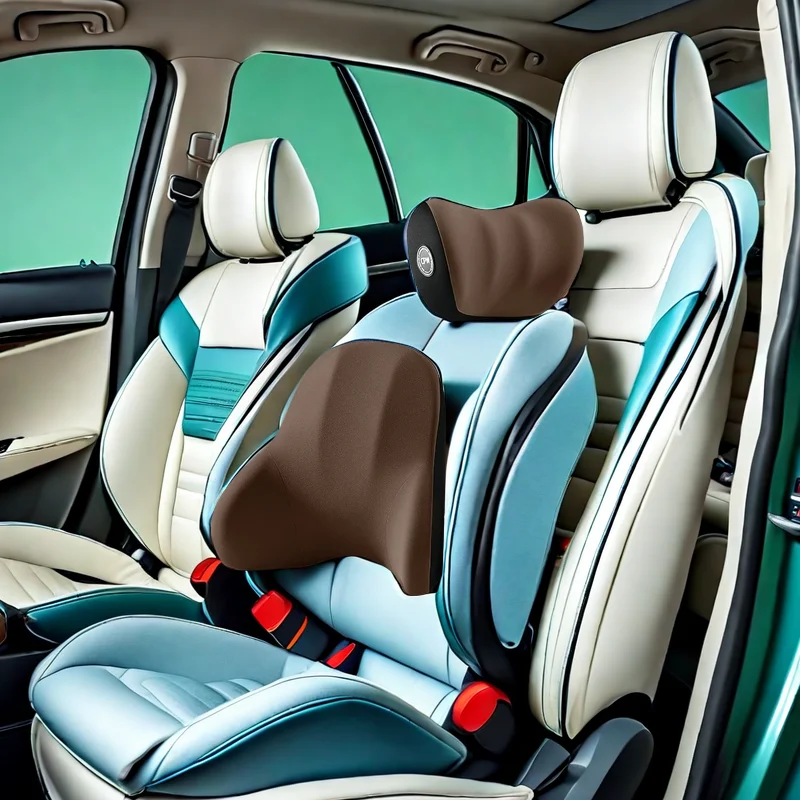 

Car headrest, lumbar support, car memory cotton cushion, lumbar support, car neck protection pillow