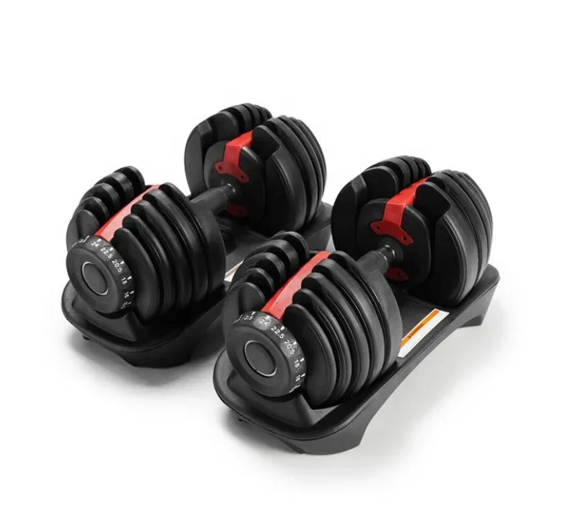 Factory Hot Sale Fitness Equipment Dumbbell 40kg Custom Auto Fast Adjustable Dumbbell Weight Set for Body Building