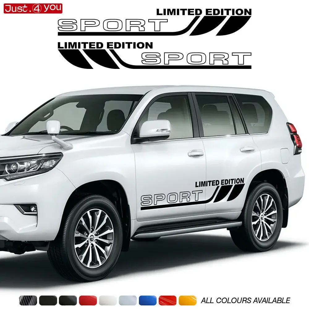 

2pcs For Toyota Prado J150 2010-2023 Decor Stickers Car Body Door Side Stripes