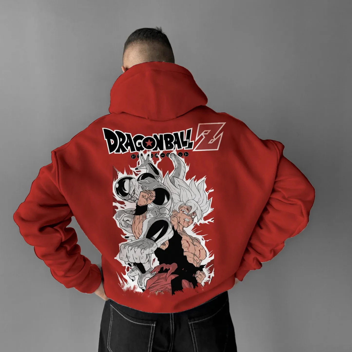 

2025 New Anime Son Goku Dragon Ball Harajuku Street Hoodie Men Autumn Winter Hooded Sweater Oversized Women Long Sleeves Unisex