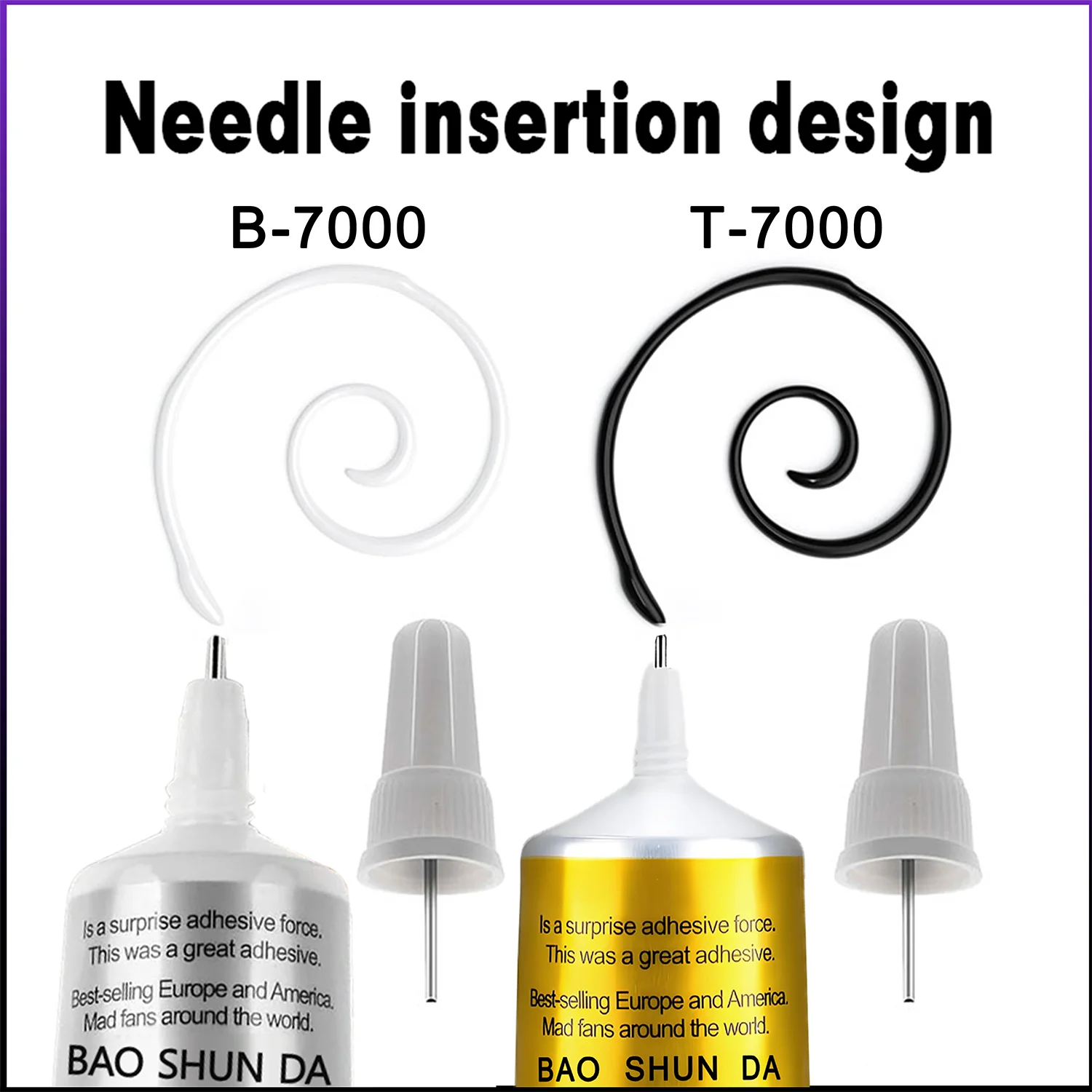 T7000 Adhesivo suave negro T-7000 Marco de reparación para pantallas táctiles de ordenadores y teléfonos móviles Pegamento universal antivibraciones Adhesivo de reparación para tabletas 15/25/50/110 ml, incluye jeringa