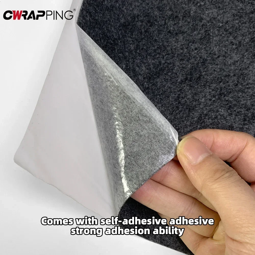 Automotive Self-adhesive Carpet Non-woven Lining Felt Cloth High Temperature Resistant Anti-noise Felt Household Car Accessories