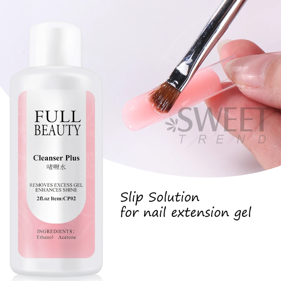 1 bottle Nail Degreaser Liquid Surface Sticky Layer Gel Polish Excess Remover Acetone Nail Extension Auxiliary Nail Cleaner Plus view 2