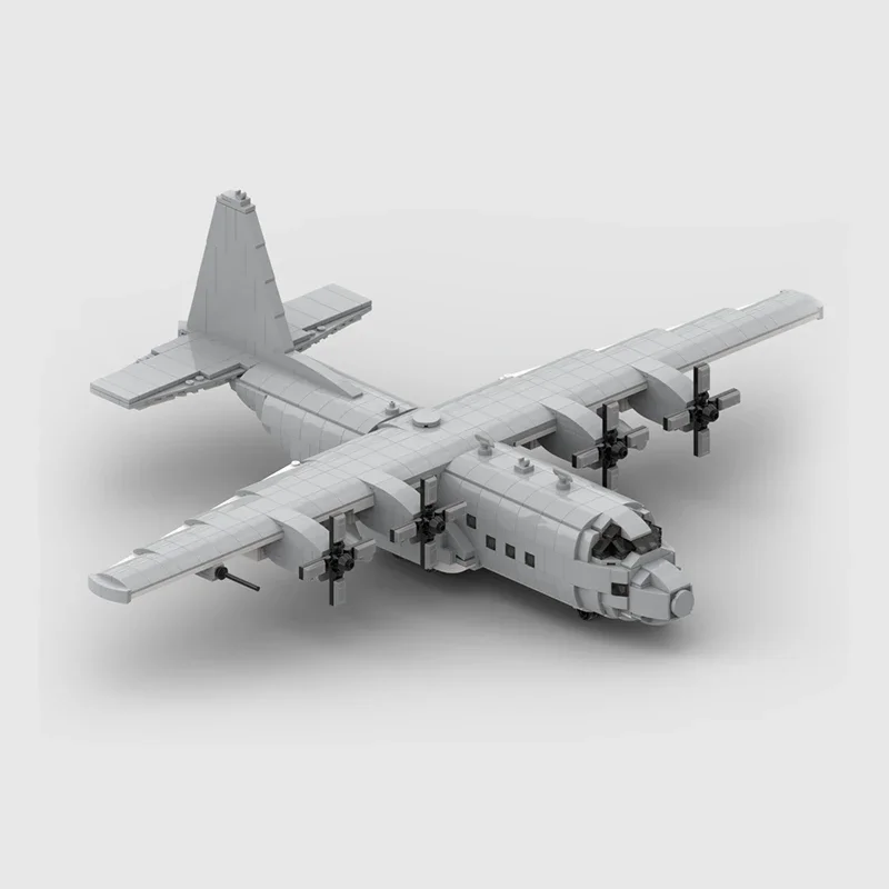 Moc Building Bricks Military Model AC-130 U Ghost Helicopter Technology Modular Blocks Gifts Toys For Children DIY Sets Assembly