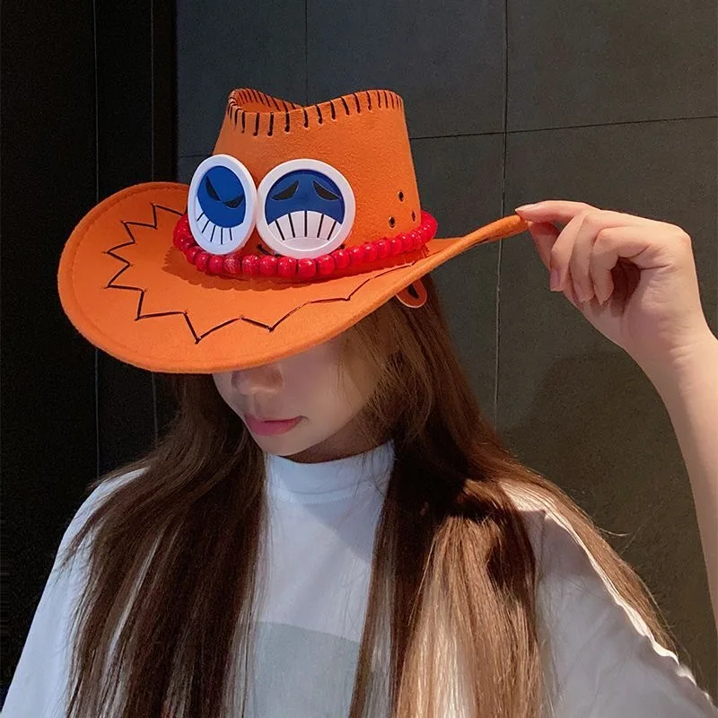 Akcesoria do kostiumu cosplay z anime Ace Hat z 2025 roku, rekwizyty, czapka z daszkiem dla dorosłych, unisex, czapka przeciwsłoneczna na zewnątrz dla mężczyzn i kobiet, sprzęt sceniczny.