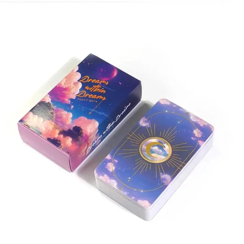 الأحلام داخل الأحلام بطاقات سطح السفينة التارو A 78 سطح السفينة أوراكل الإنجليزية رؤى العرافة الطبعة بوراد لعب الألعاب هدية