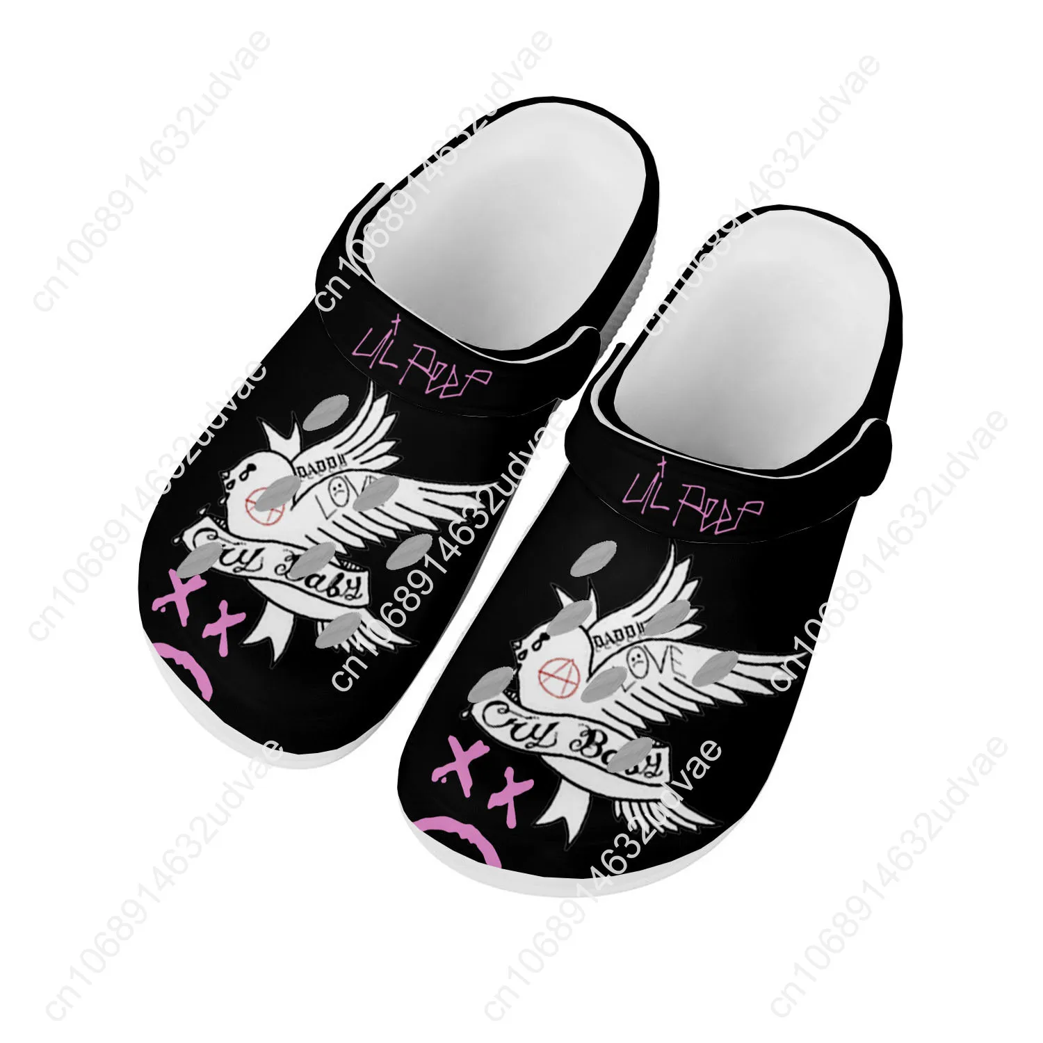 Lil Peep Water Shoes Mens Womens High Quality Fashion Home Garden Clogs Customizd Sandals Beach Breathable Hole Slippers