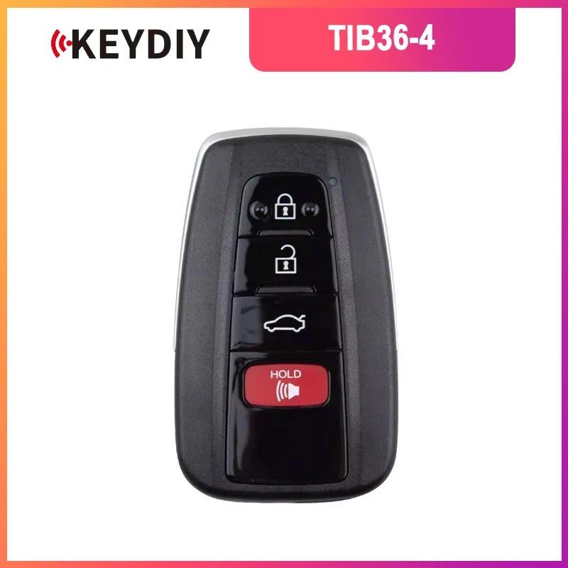 

KEYDIY KD TIB36-4 Universal Smart Remote Key 3+1 Buttons With 8A 4D Chip for Toyota Type