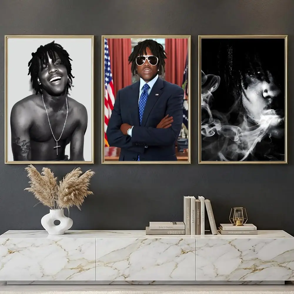 American Hip Hop Rapper Chief Keef Music Retro Poster --HD-- Self-Adhesive Waterproof High-Toughness Universal Wall Decor
