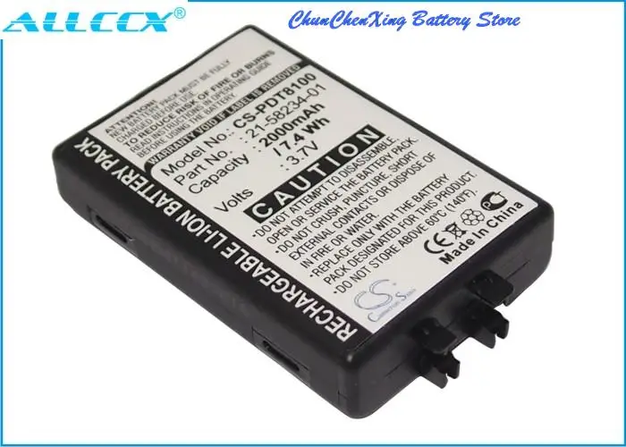 Cameron Sino 2000mAh batterij 21-58234-01 voor symbool PDT8100, PDT8133, PDT8137, PDT8142, PDT8146