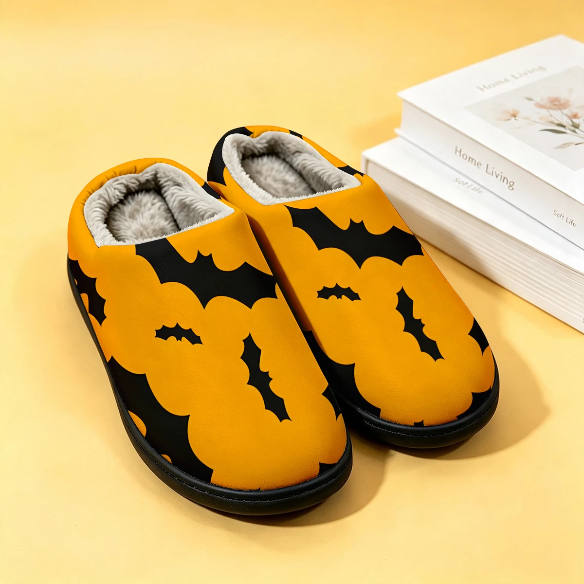 オレンジスカラップバットトップ レディース冬用高級コットンス - Men Shoes Winter のレビューと価格