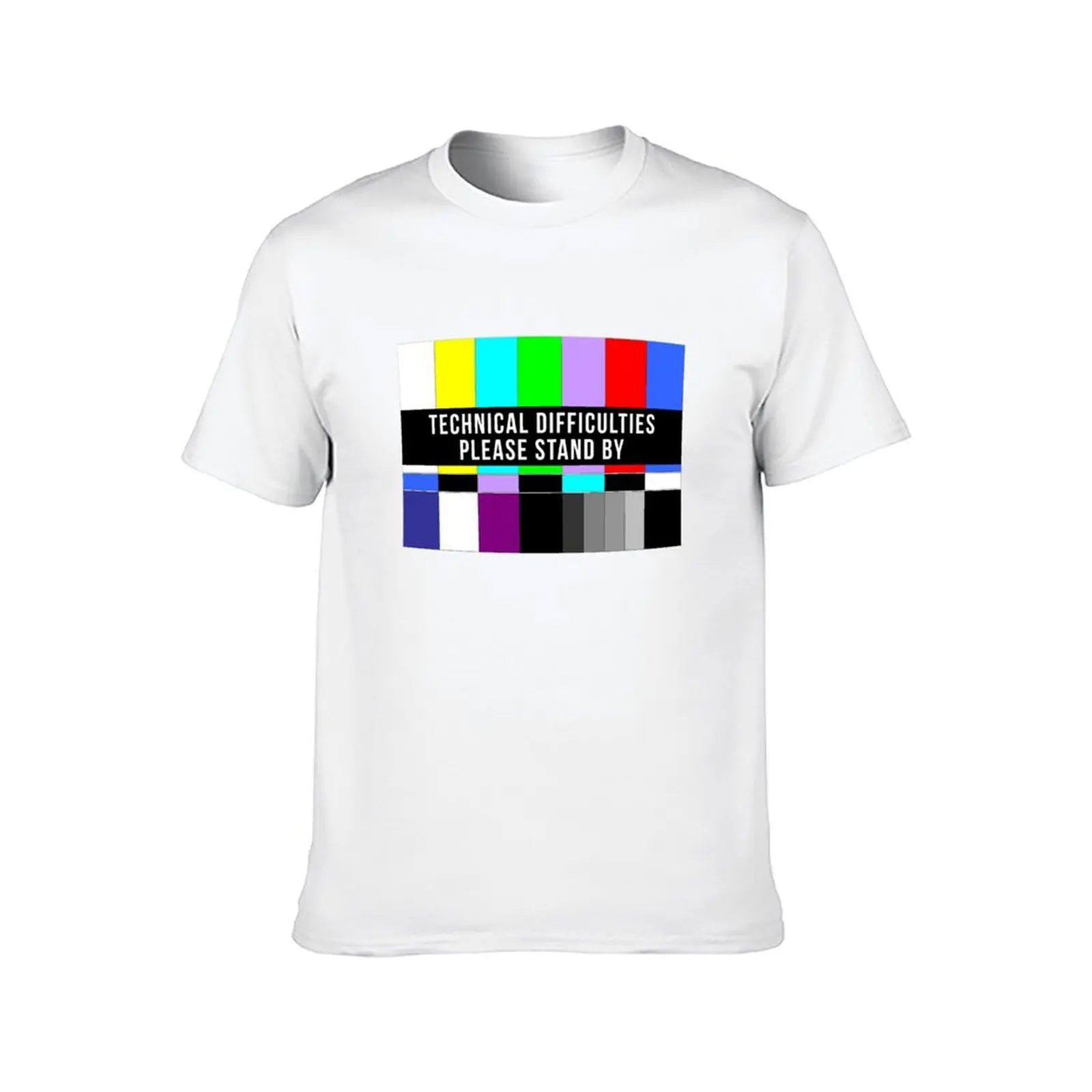 Technical Difficulties Please Stand By No Signal T-Shirt essential t shirt man t shirt graphic anime t shirts for man T-shirt