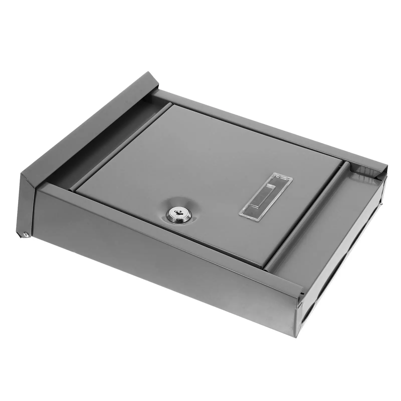 

Rainproof Mailbox Mount Locking Black Iron Large Black Mailboxes For Outside Capacity Outdoor Security Waterproof