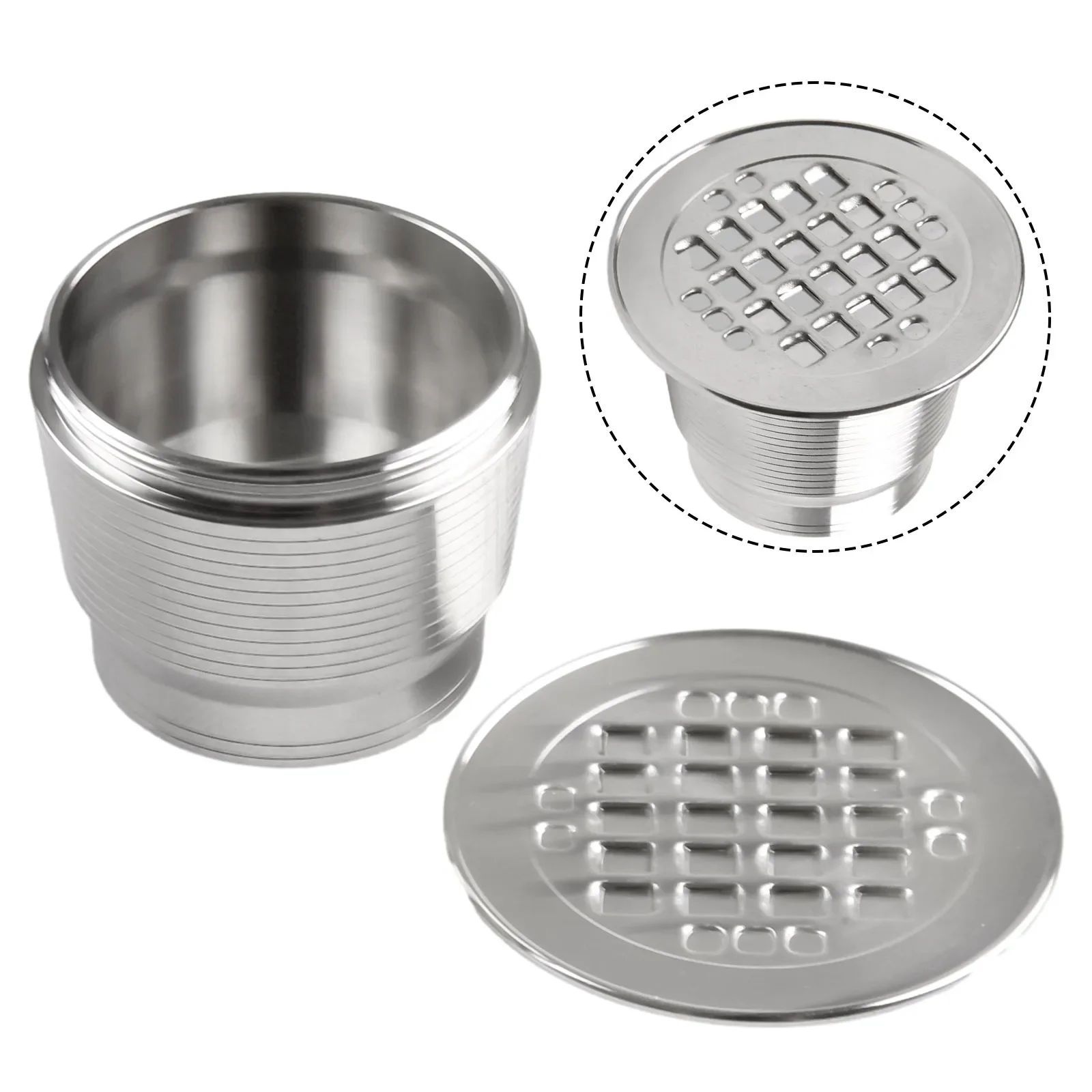 Home Hot Sale Non-Alcoholic Drinks Coffee Capsule Steel Filter Mesh 04 Stainless Steel 3.7*2.7cm Mesh New Durable