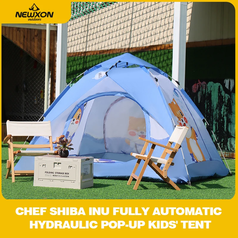 Chef Shiba Inu Fully Automatic Hydraulic Pop-up Kids Tent for All Ages