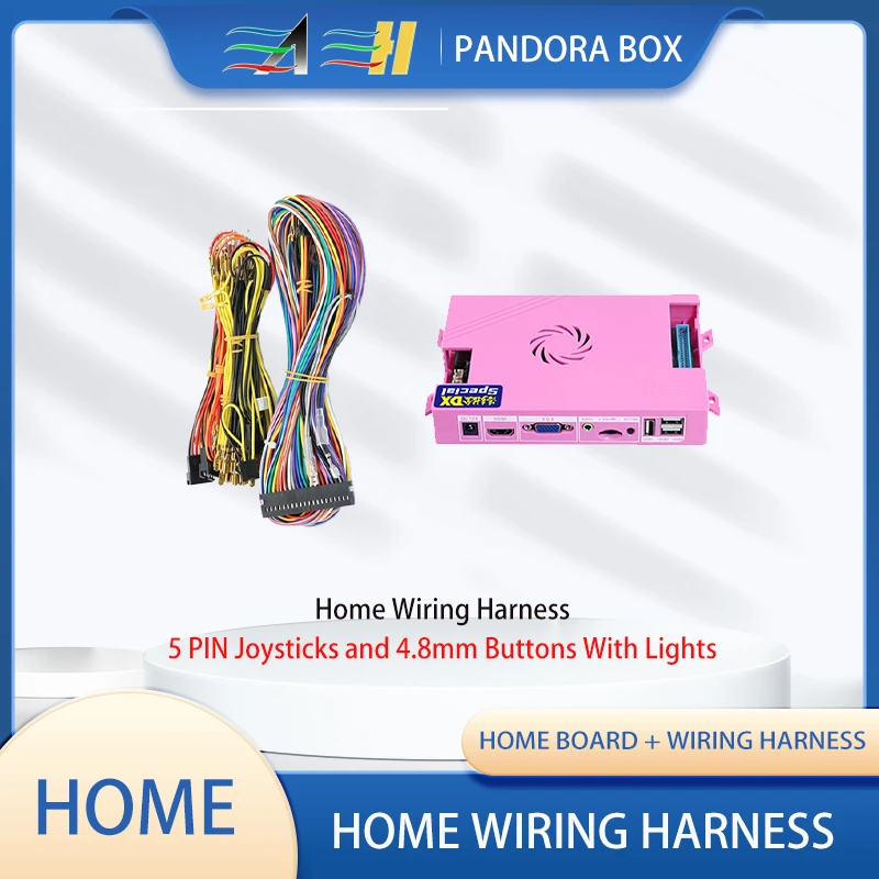 

2024 оригинальная семейная настольная доска Pandora Box Dx 13 в 1 для сохранения игр и 3D-игр, можно добавить Fba Mame Md 3D